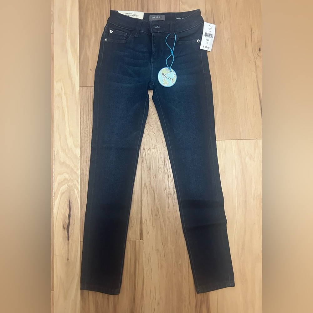 2 pair DL1961 Kids Dark Blue Jeans